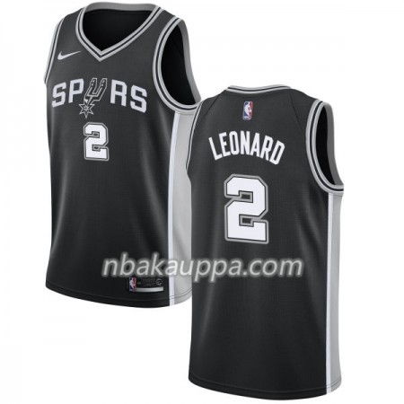 San Antonio Spurs Kawhi Leonard 2 Nike 2017-18 Musta Pelipaidat Swingman - Miesten